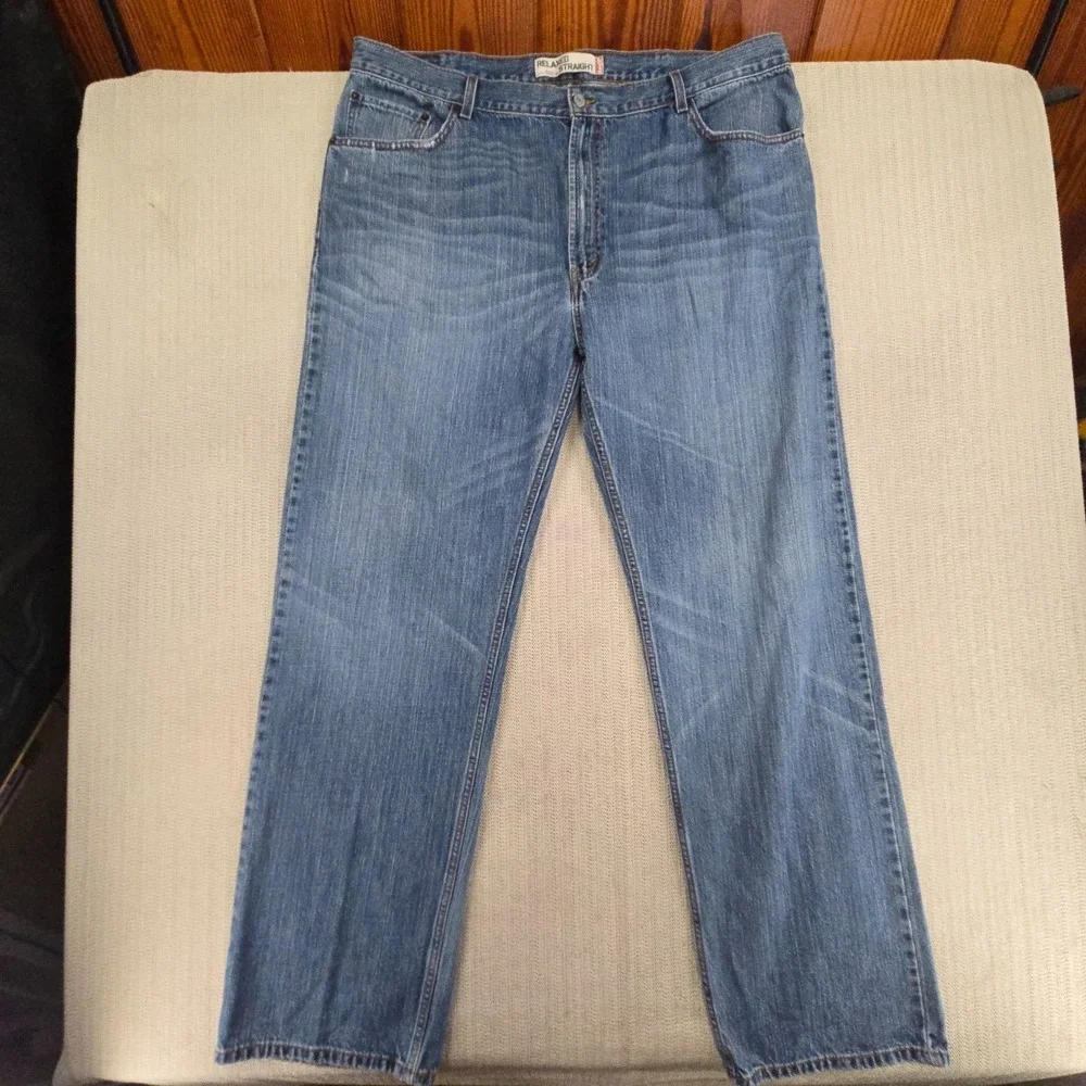 Levi's‎ 559 Jeans Mens 42x36 Blue Denim Relaxed Straight Leg Medium Wash